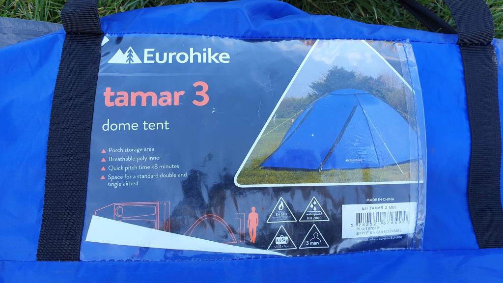 Eurohike Tamar 3 Tent