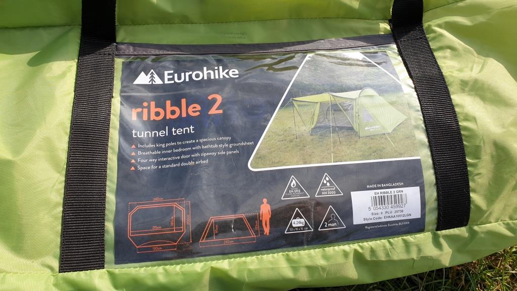 Eurohike Ribble 2 Tent