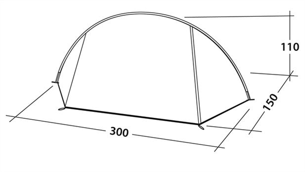 VCO // Easycamp 2 Berth Tent
