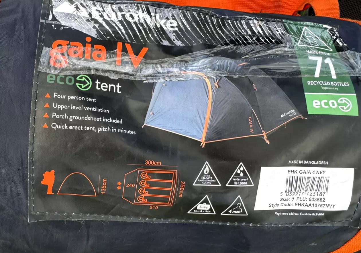 Eurohike Gaia IV Eco Tent